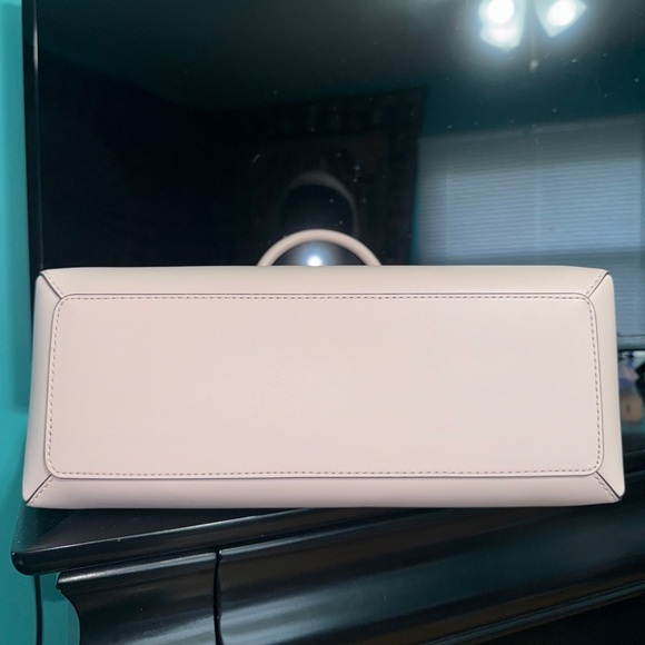 Michael Kors Reed Large Leather Belted Satchel- Powder Blush - Picture 5 of 11